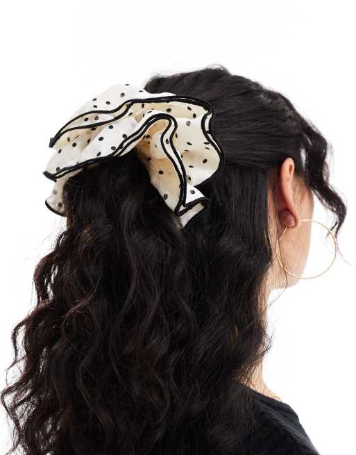 Coletero abullonado extragrande con estampado de lunares de ASOS DESIGN