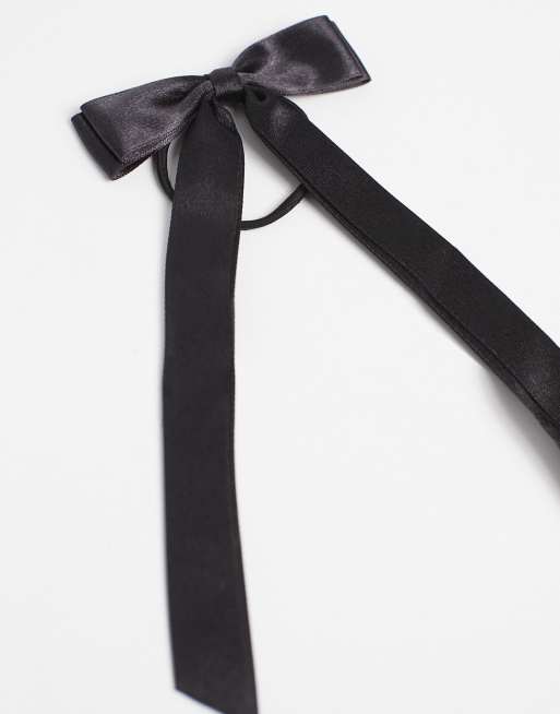 Coletero negro con detalle de lazo de ASOS DESIGN, 4 de 4