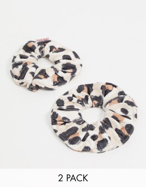 Coleteros en tejido tipo toalla de microfibra de Kitsch - Leopardo