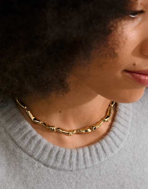 Collar chapado en oro Harrison de Pilgrim - view 1