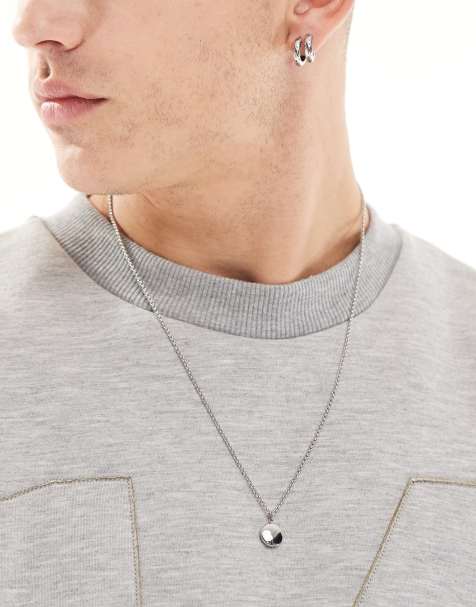 Collar con colgante circular de acero inoxidable de Lost Souls - view 1