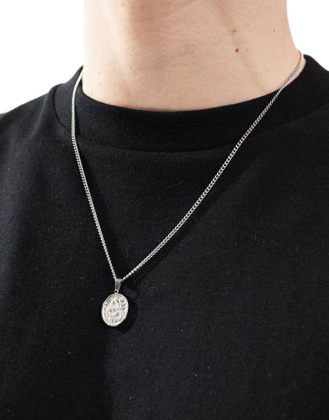 Collar con colgante de serpiente de acero inoxidable de Lost Souls - view 1