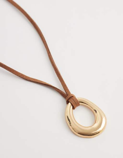 Collar dorado de cordón de Accessorize, 4 de 4