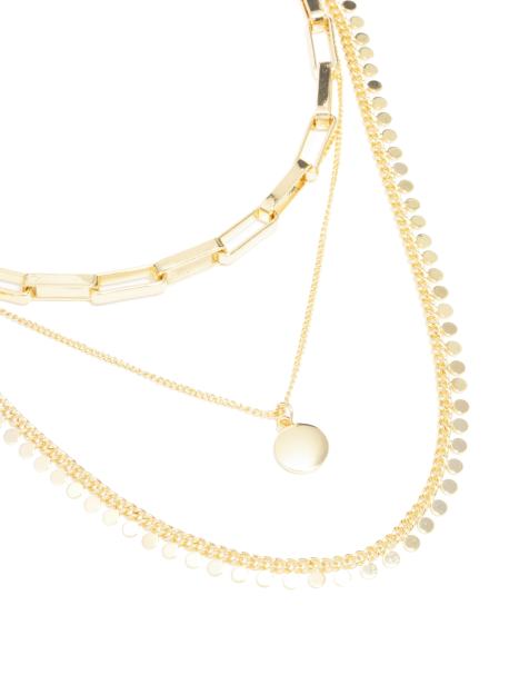 Collar dorado de varias hileras Jingle de Lovisa - view 1