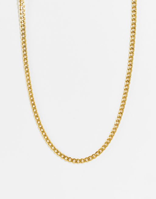 Collar dorado estilo cadena de acero inoxidable Deposit de Icon Brand