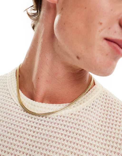 Collar dorado estilo cadena espiga de Faded Future