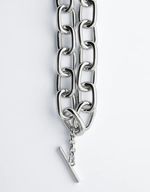 Collar plateado de cadena gruesa de & Other Stories, 3 de 3