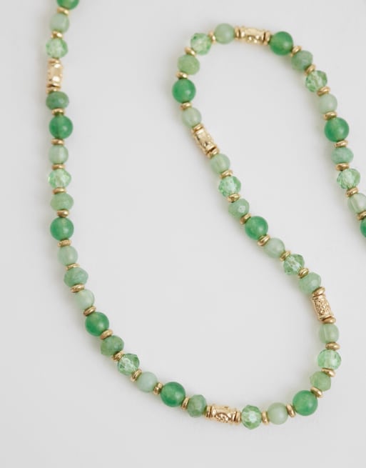 Collar verde de cuentas de Accessorize, 3 de 4