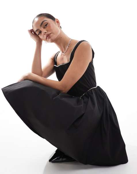 Collective The Label Corset mini dress in black - view 1