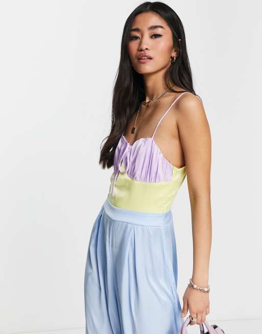 By Anthropologie Layered Cami Romper