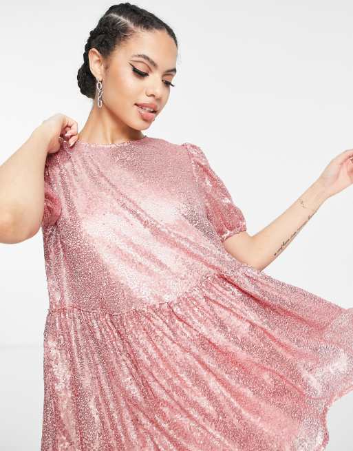 Rose gold clearance t shirt dress