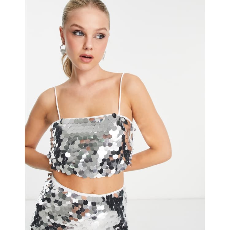 Sparkling Sequin Crop Top - ChordoftheRings