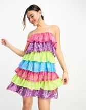 10+ Rainbow Puff Dress
