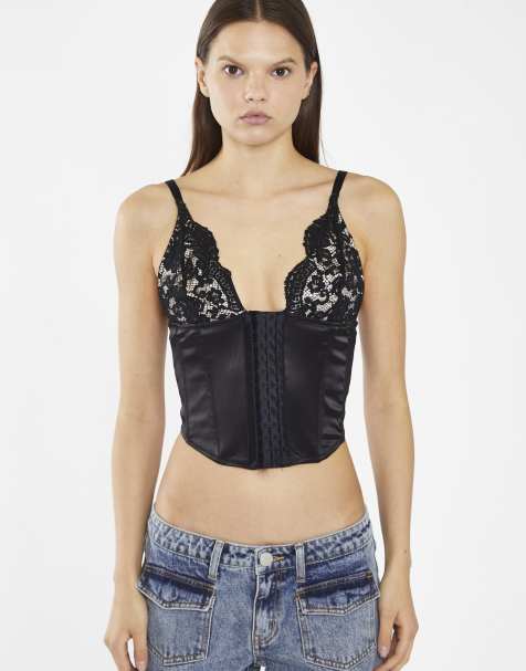 Collective The Label Lace corset in black - view 1