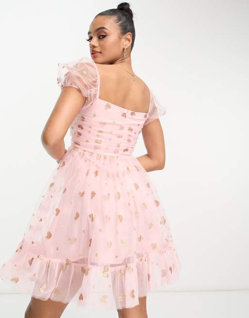 Petite 2025 blush dress