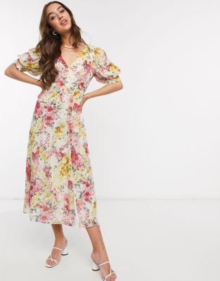 petite midi tea dress