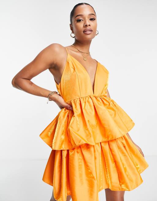 Rotate orange cheap dress