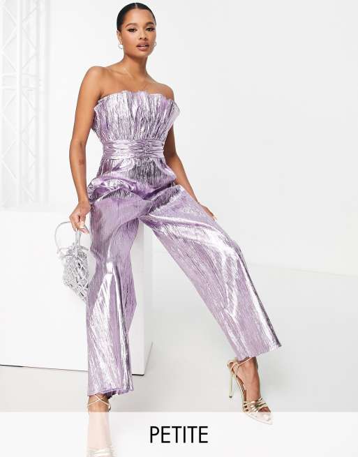 Asos store metallic jumpsuit