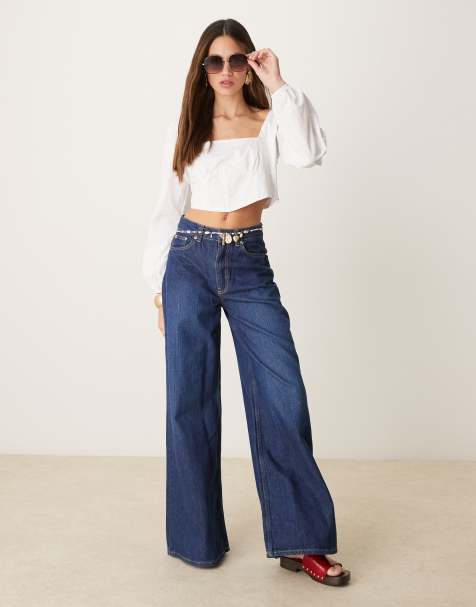 Collective The Label Square neck cropped corset top in white - view 2