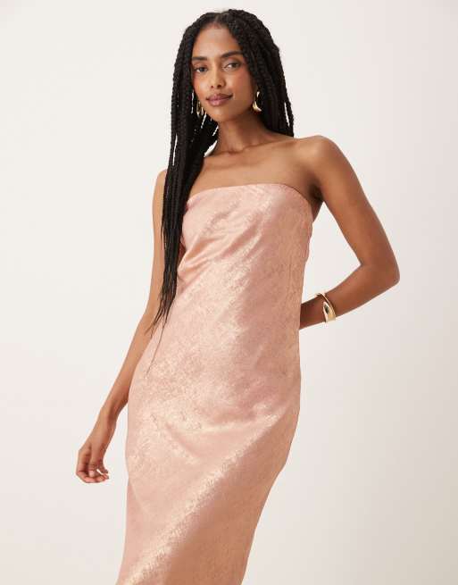 sexy pink mini dress Hot Pink Faux Feather Bodycon Mini Dress M / Hot Pink