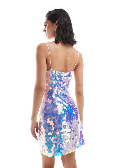 cicely mini dress in sequin multi Shelly Sequin Bodycon Mini Dress