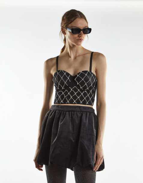 Collective The Label V neck vest in black