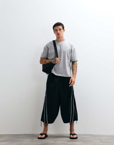 COLLUSION 3/4 length baggy shorts - view 1
