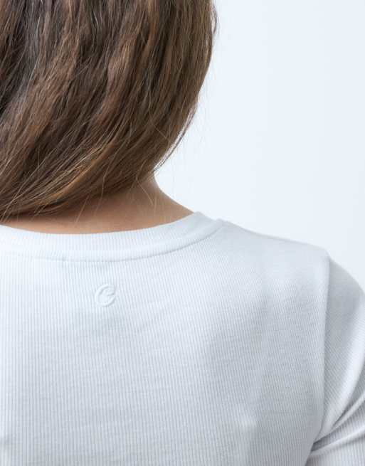 COLLUSION 3/4 sleeve rib top, 3 of 4