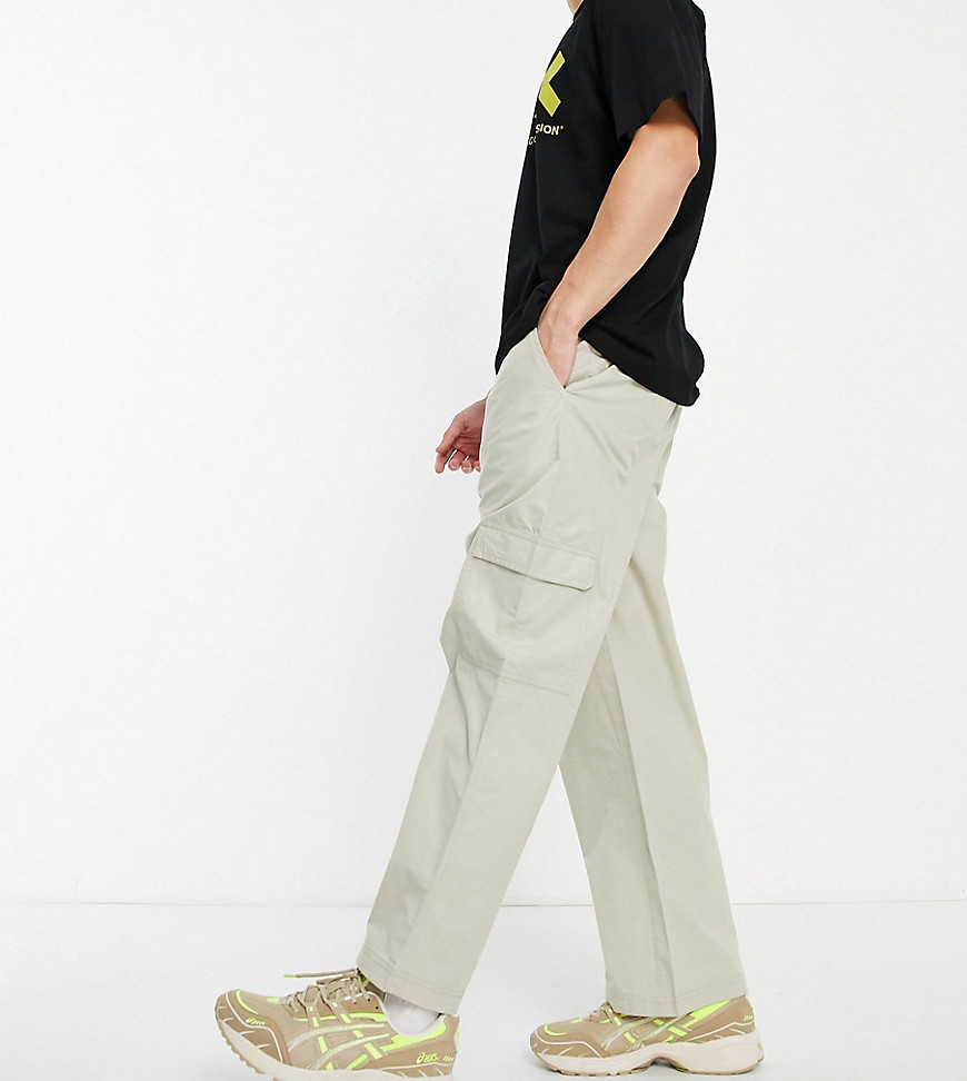COLLUSION 90s fit utility pants in stone-Neutral