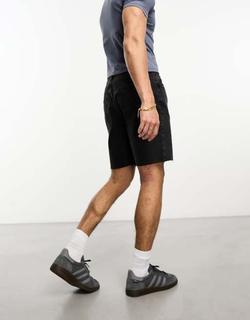 Adidas denim shorts hotsell mens