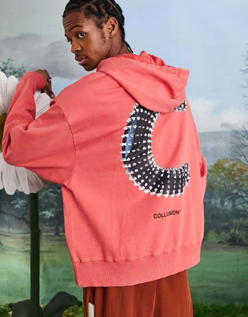 Rust pink outlet hoodie