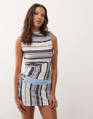 COLLUSION adjustable drawstring top - view 1