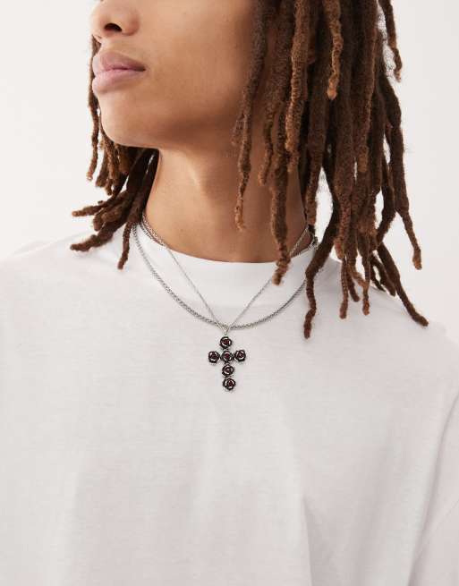 COLLUSION boxy relaxed T-shirt in white