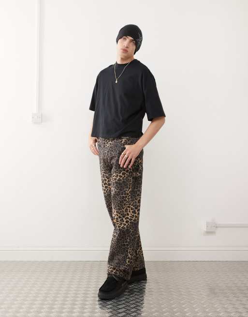 COLLUSION boxy relaxed T-shirt in black