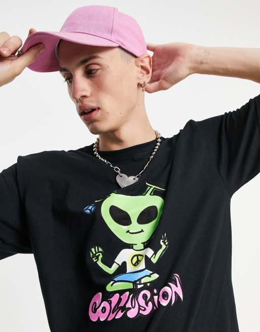 Alien print shop t shirt