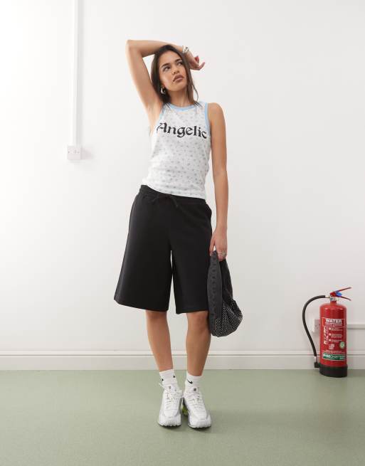 COLLUSION angelic floral tank top in white, 3 of 4