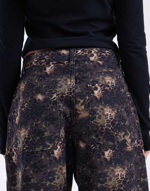 COLLUSION antifit jeans in floral camo print, 4 of 5
