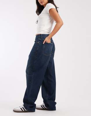 Collusion Antifit Mid Rise Jean In Blue