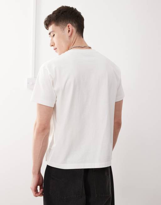 COLLUSION antifit slim t-shirt with I LOVE graphic, 3 of 4
