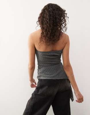 Collusion Asymmetric Bandeau Top