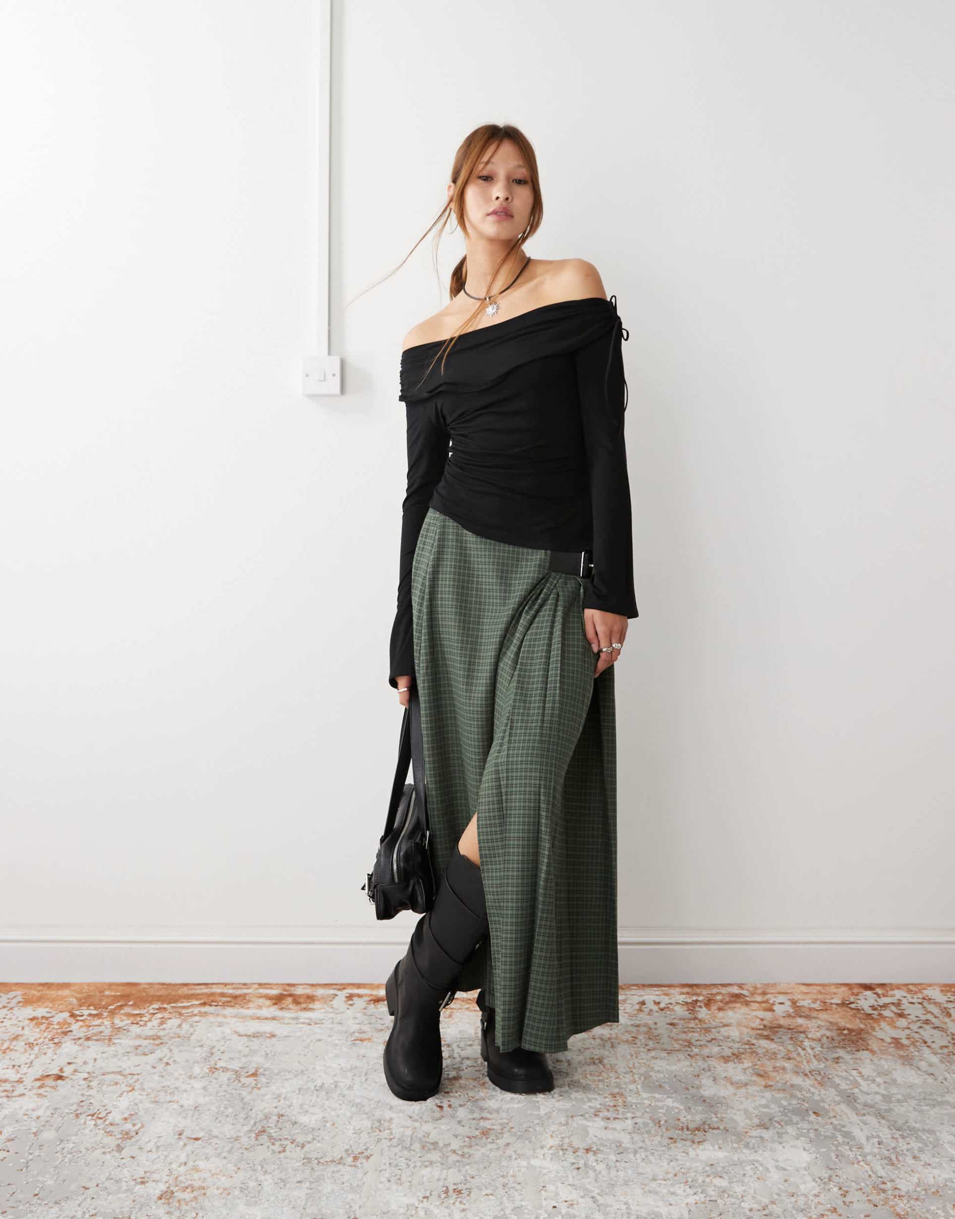collusion asymmetric off-shoulder top