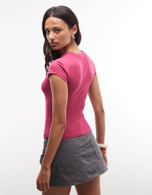 Collusion baby tee i rosa, 4 av 4