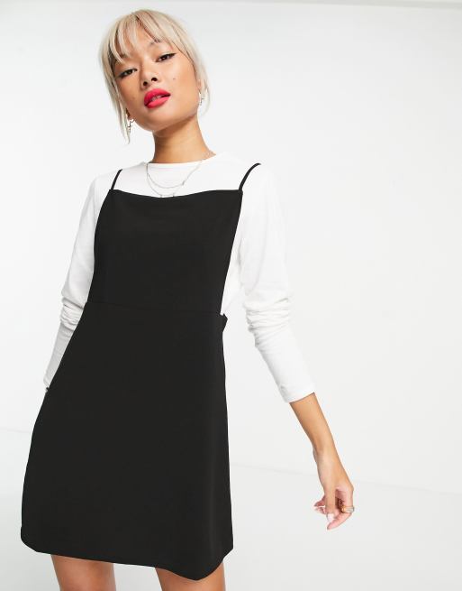 Pinafore cheap mini dress