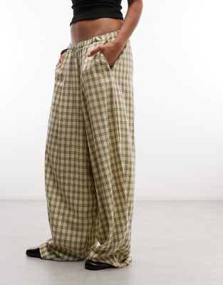 Collusion Baggy Balloon Trouser In Multi