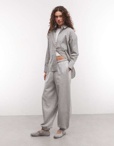 COLLUSION baggy cuff jogger in grey marl - view 1