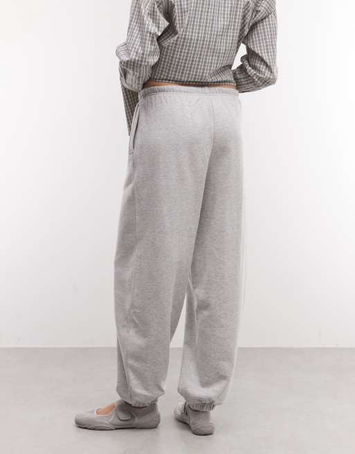 COLLUSION baggy cuff jogger in grey marl, 3 of 5