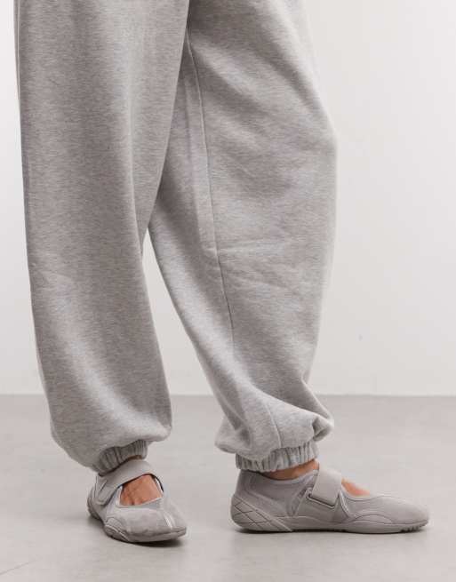 COLLUSION baggy cuff jogger in grey marl, 4 of 5