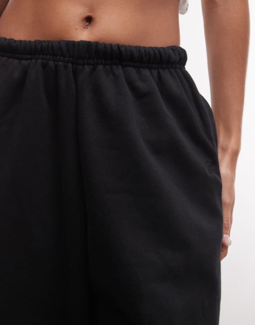 COLLUSION baggy jogger met omslag in zwart, 3 van 5