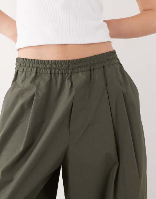 COLLUSION balloon leg pant in khaki, 3 of 5