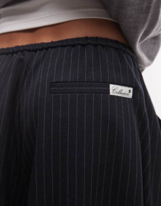 COLLUSION balloon leg pant with tie waist, 5 of 5